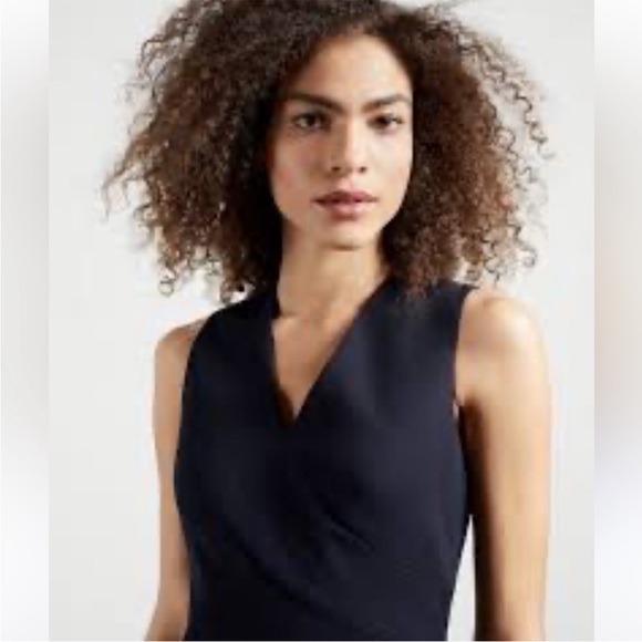 NWOT TED BAKER ELENIII SLEEVELESS V-NECK FITTED DRESS SZ US 8/10 OR TWD SZ 3 - Picture 3 of 6